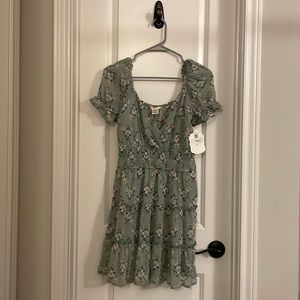 Sage floral dress from altar’d state